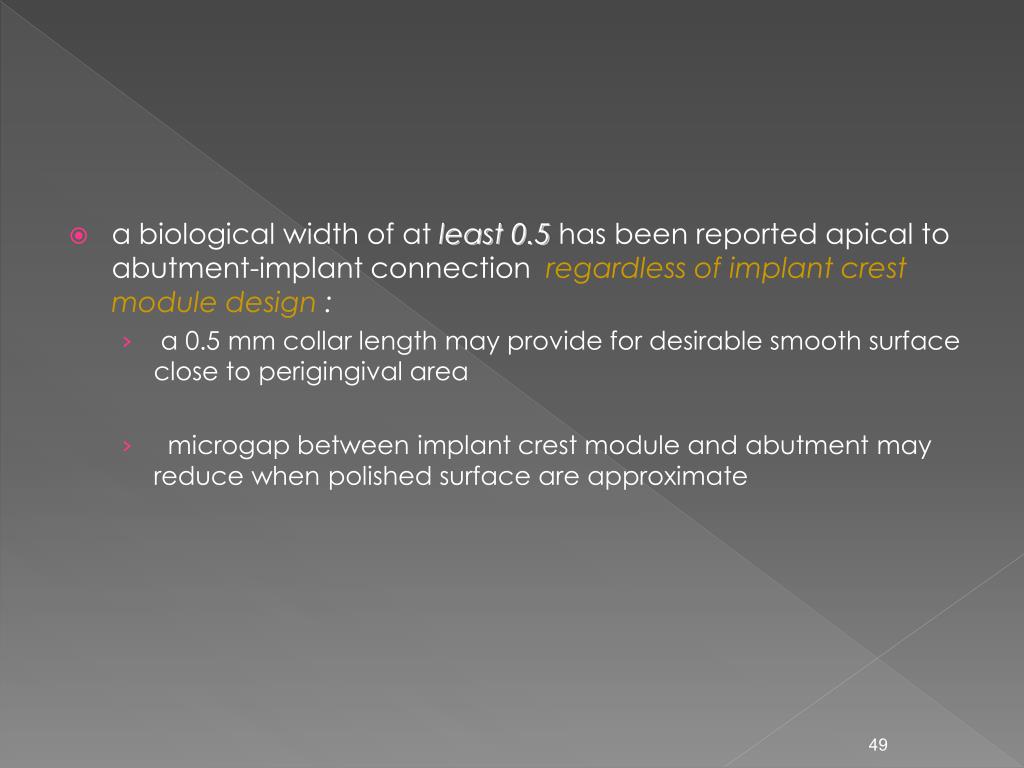 PPT - Scientific rationale for dental implant design PowerPoint ...