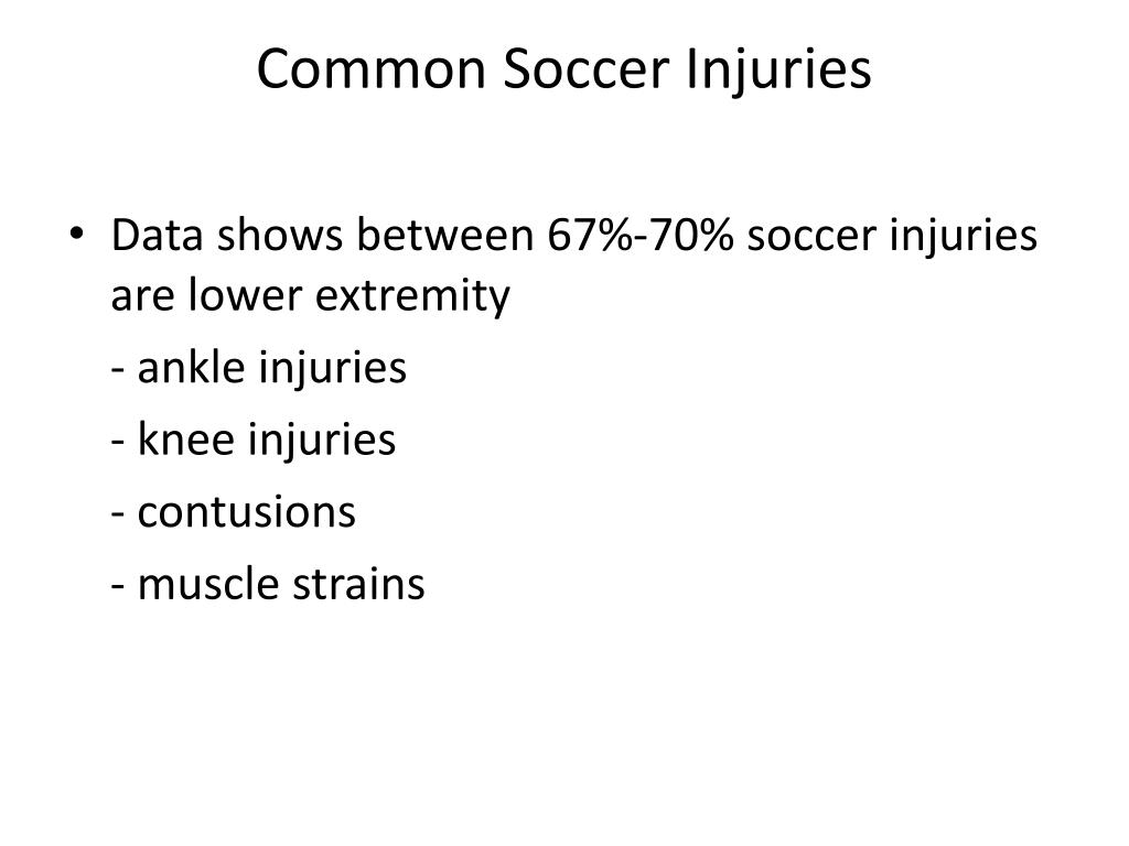 PPT - Comprehensive Guide to Soccer Injury Management and Prevention ...