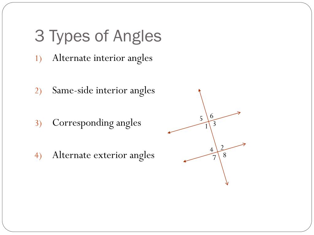 Ppt 3 1 Properties Of Parallel Lines M11 B 2 3 11 A