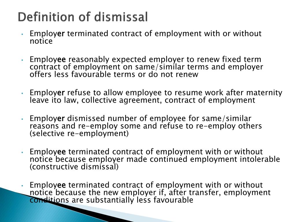 Dismissal - definition of dismissal by The Free Dictionary