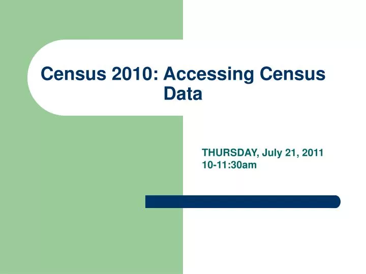 census 2010 accessing census data n.