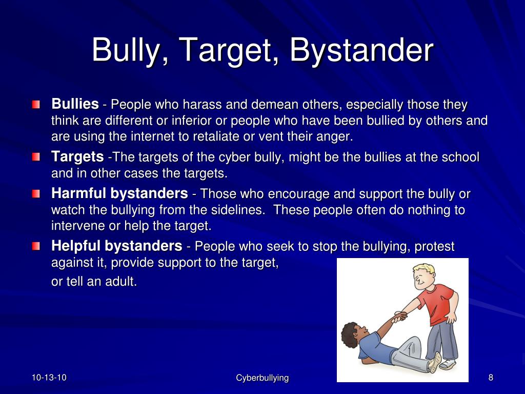 Why Am I An Easy Target For Bullies PPT - Cyber bullying PowerPoint Presentation, free download - ID:2735249