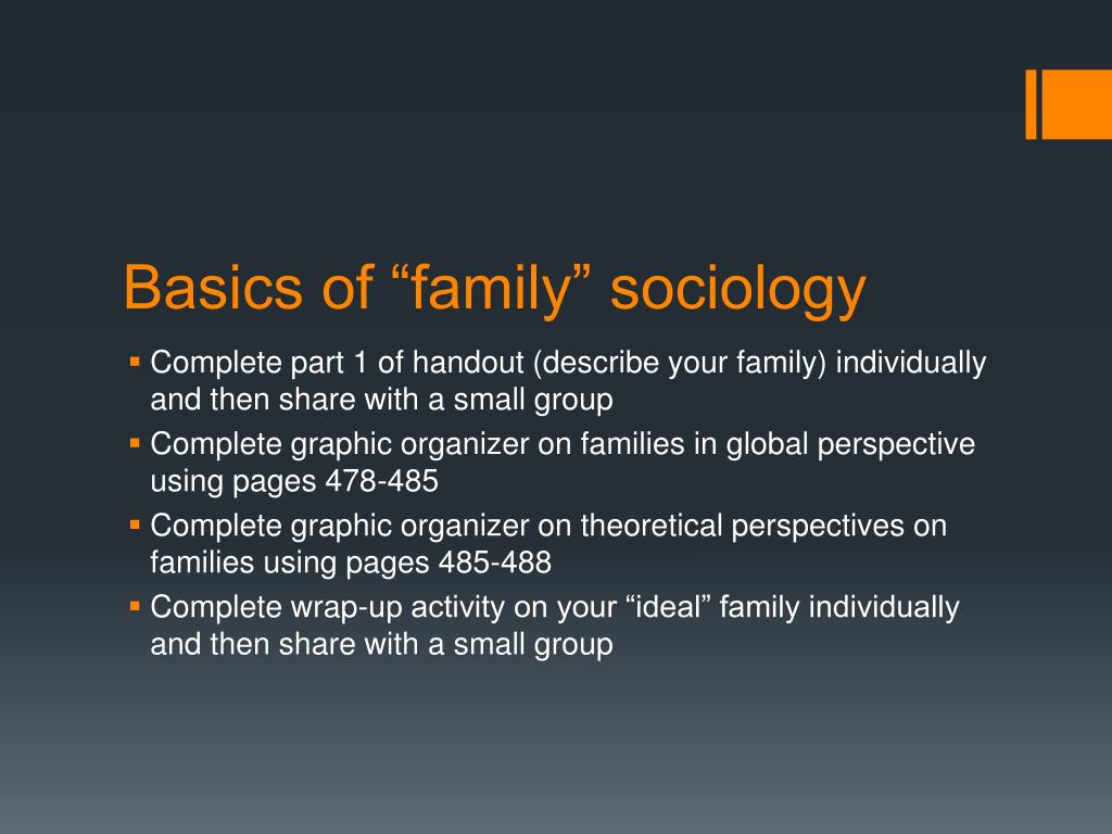 assignment on family in sociology