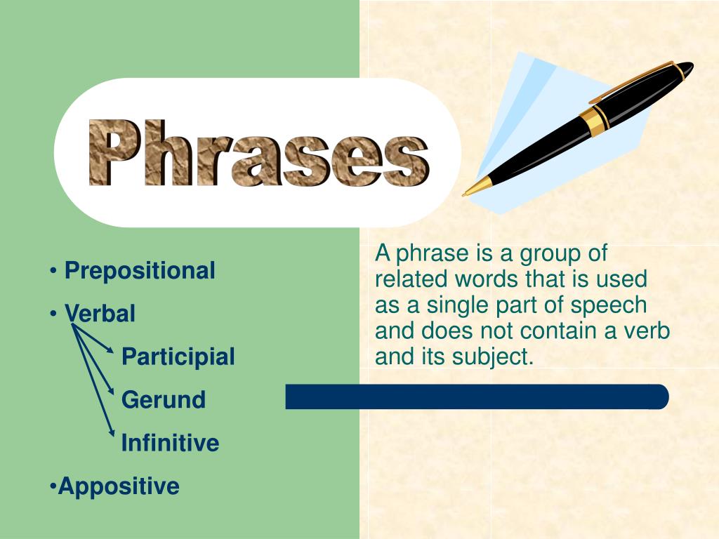 phrases for powerpoint presentation