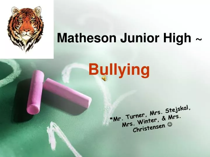 matheson junior high n.