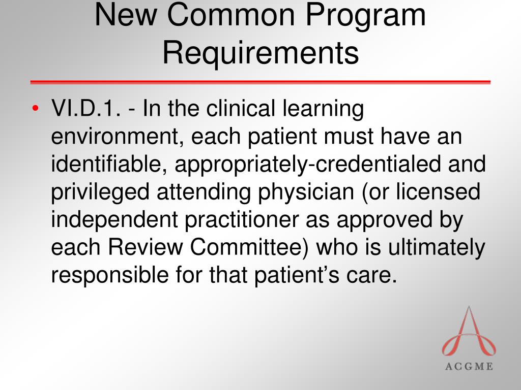 Fmrp Common Program Requirements Chart.pdf PPT - Plastic Surgery Residency Review Committee PowerPoint ...