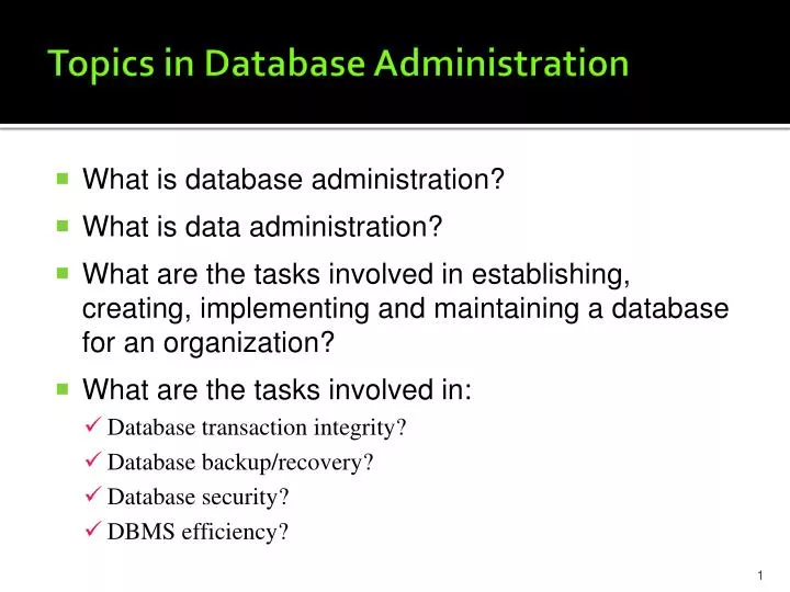 research topics in database management systems