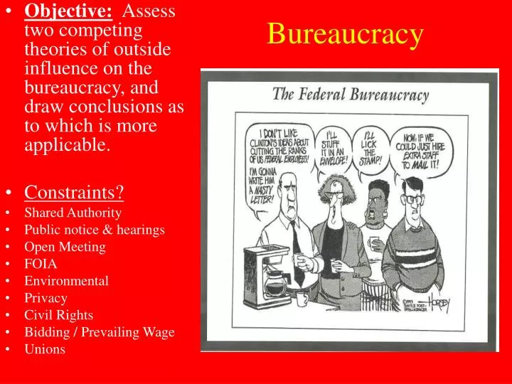 PPT - Bureaucracy PowerPoint Presentation, free download - ID:2737802