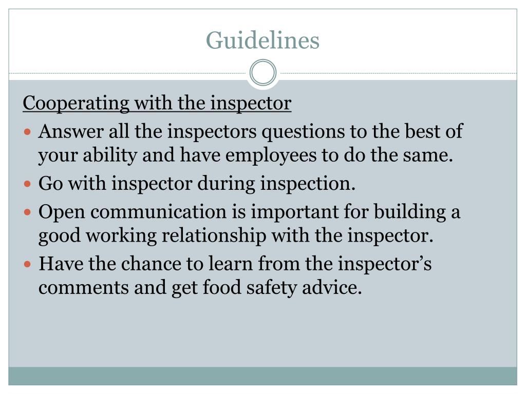 PPT Food Safety Regulations and Standards PowerPoint Presentation