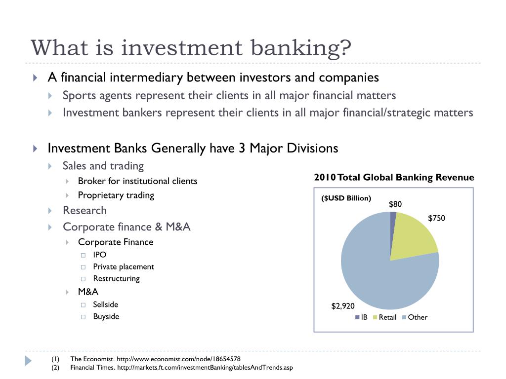 what is investment banking presentation