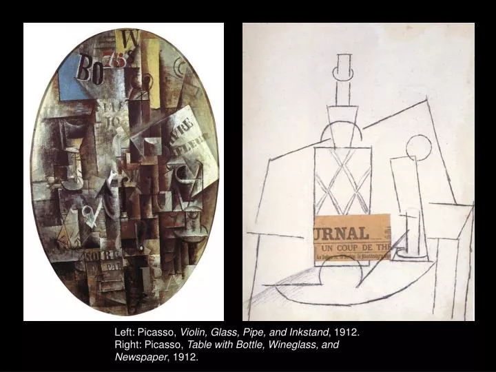 Ppt Picasso Still Life With Chair Caning May 1912 Powerpoint