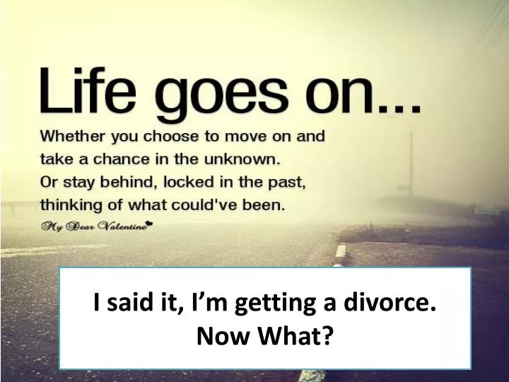 getting a divorce