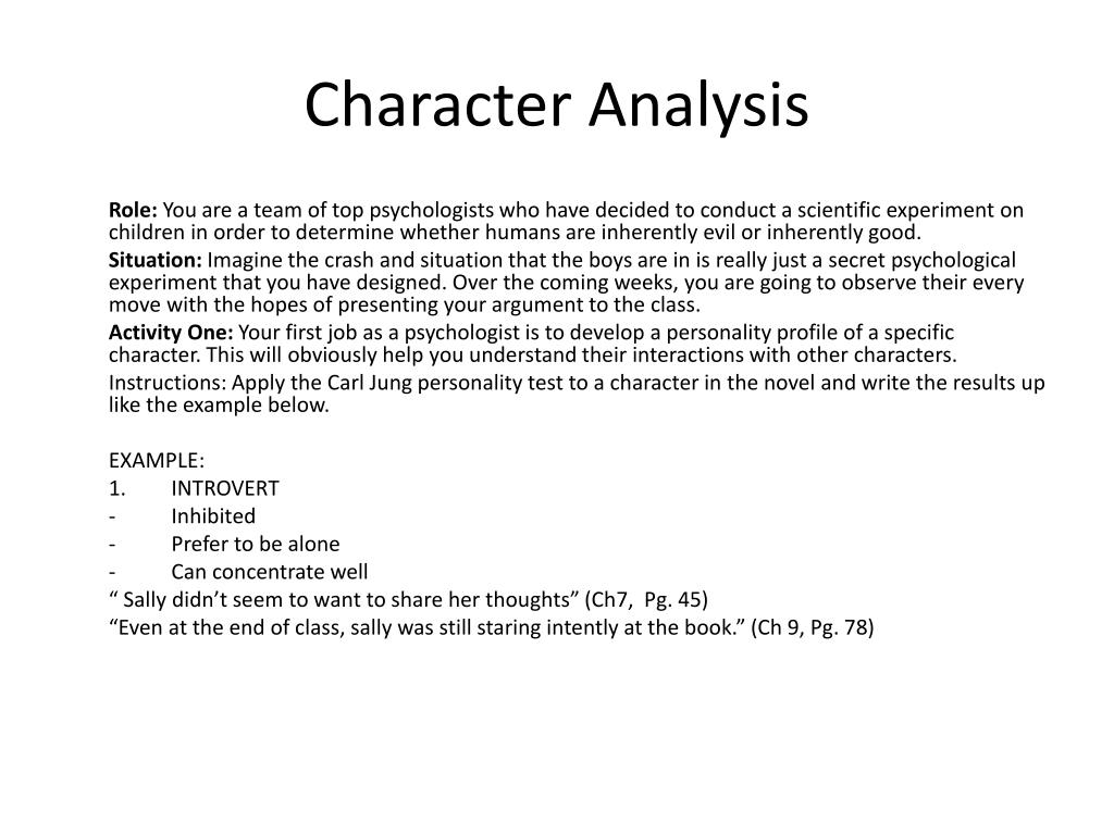  Character Analysis Example Character Analysis In Pride And Prejudice 