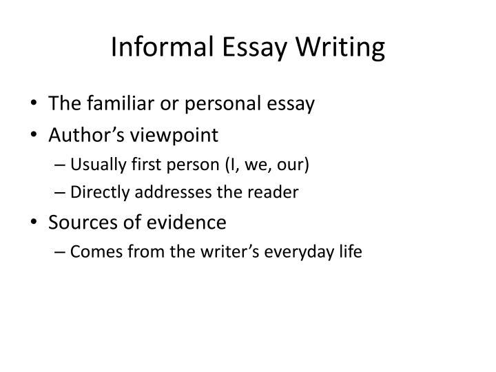 informal persuasive essay