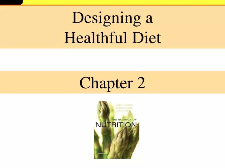 designing a healthful diet n.