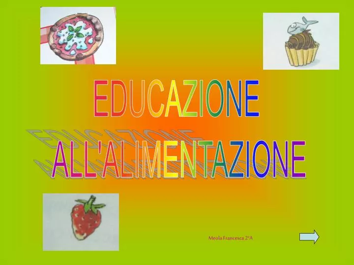 PPT - EDUCAZIONE ALL'ALIMENTAZIONE PowerPoint Presentation, free download -  ID:2743908