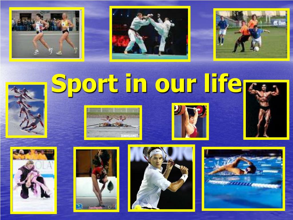 My sporting life. Sport in our Life презентация. Sport in our Life 5 класс. Sport для презентации. Спорт в нашей жизни на английском.