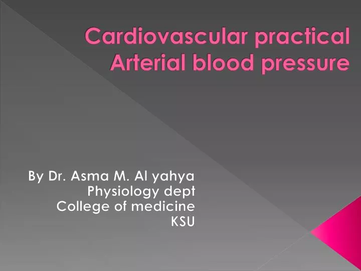 cardiovascular practical arterial blood pressure n.