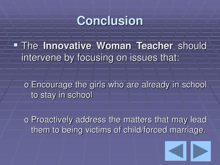 conclusion of child marriage