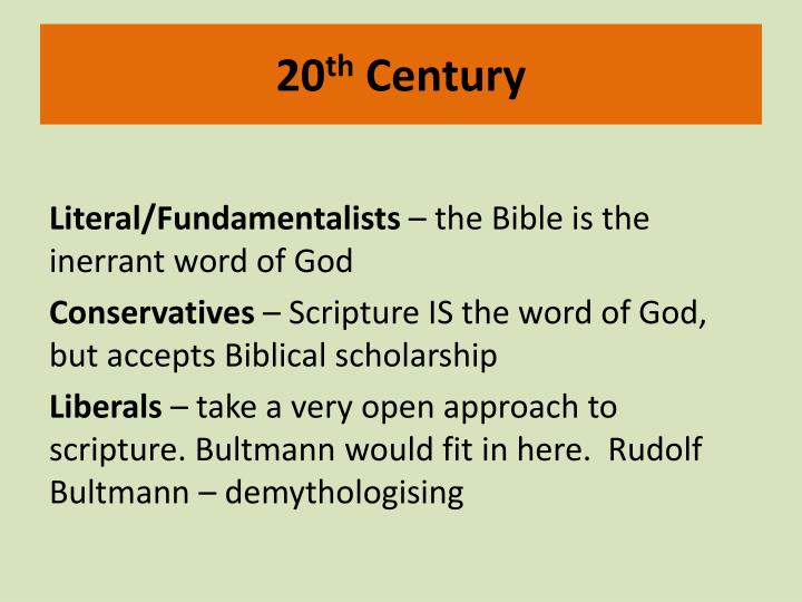 fundamentalism and inerrancy of scripture North american fundamentalism and neo-fundamentalism (evangelicalism) have made a similar doctrine of inerrancy the decisive test for orthodoxy in the early and recent decades of the 20th century before the 20th century, mennonite confessional statements rarely include a specific treatment of scripture. fundamentalism and inerrancy of scripture North american fundamentalism and neo-fundamentalism (evangelicalism) have made a similar doctrine of inerrancy the decisive test for orthodoxy in the early and recent decades of the 20th century before the 20th century, mennonite confessional statements rarely include a specific treatment of scripture.