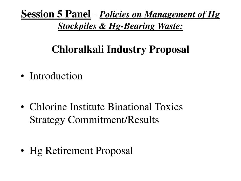 PPT Tom Parrott EHS Director, Vulcan Chemicals presenting for The