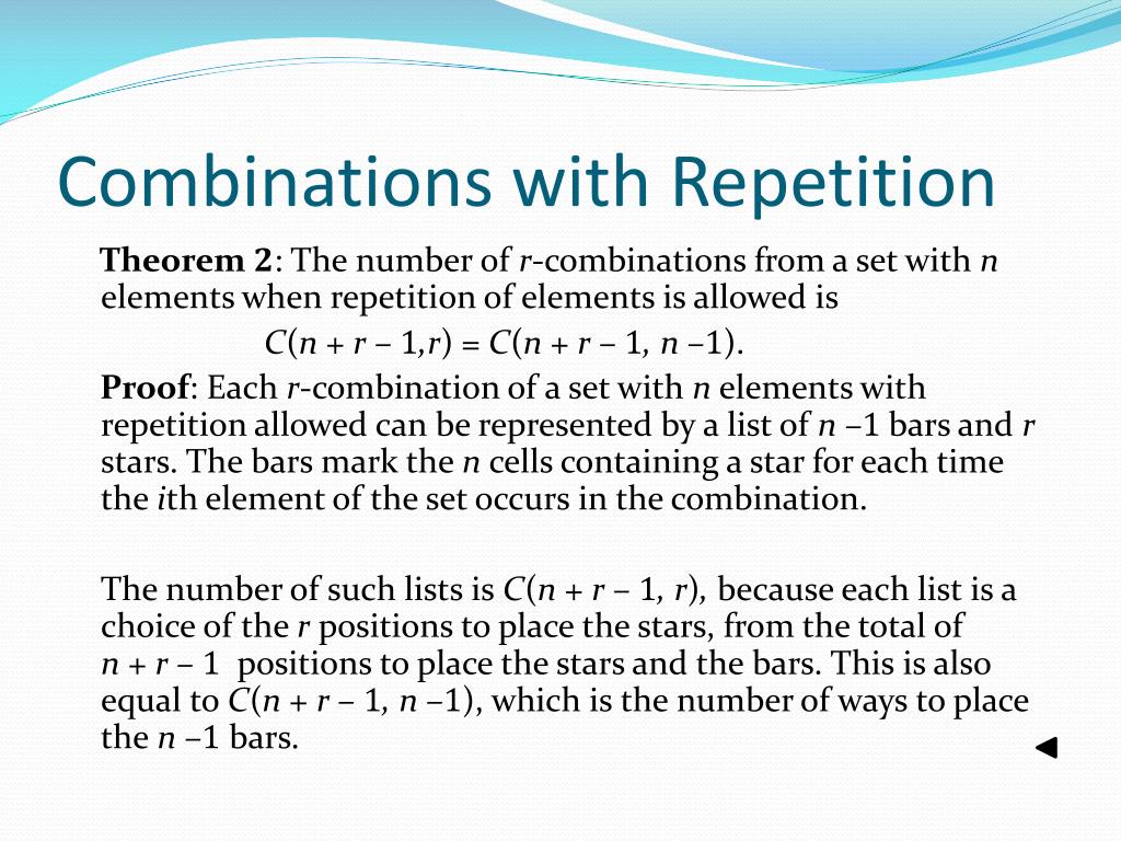 PPT Generalized Permutations and Combinations PowerPoint Presentation ID2747416