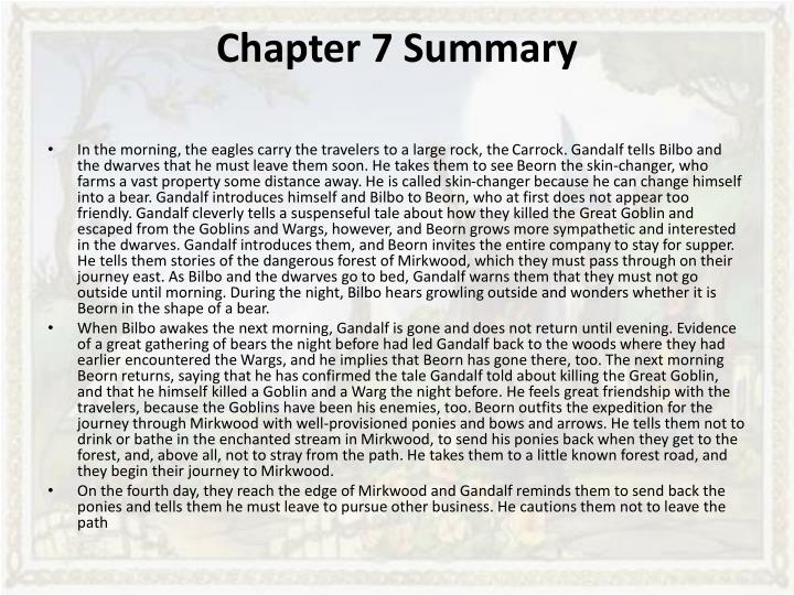 PPT - The Hobbit Chapter Summaries PowerPoint Presentation - ID:2748297