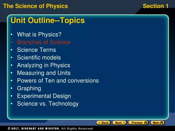 science topics for presentation