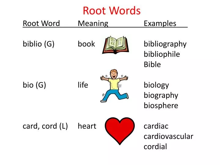 PPT - Root Words PowerPoint Presentation, free download - ID:2748700