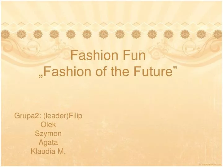 fashion fun fashion of the future n.