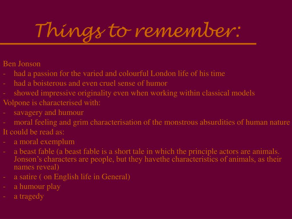 PPT - Ben Jonson PowerPoint Presentation, free download - ID:2749244 PPT - Ben Jonson PowerPoint Presentation, free download - ID:2749244