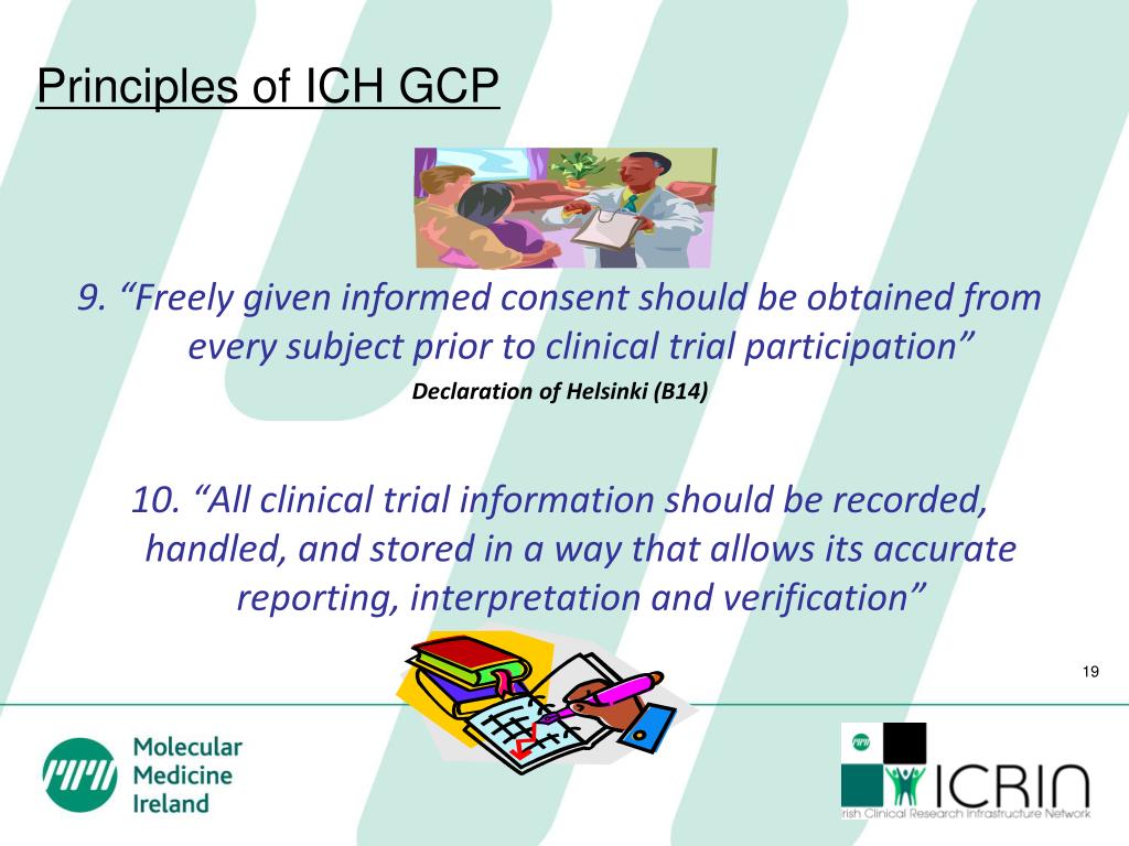 Ich Principles PPT - Nilvad GCP Overview Susan Lennon Clinical Research Manager ICRIN ...