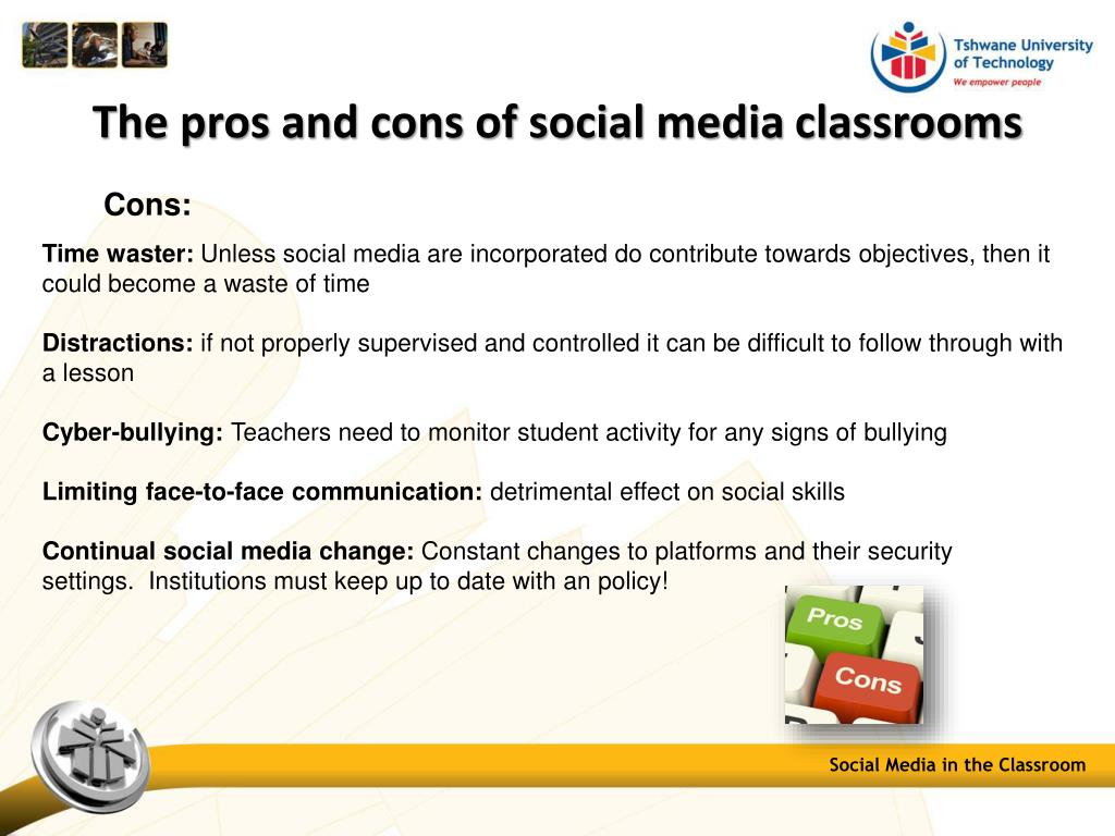 social media in the classroom presentation