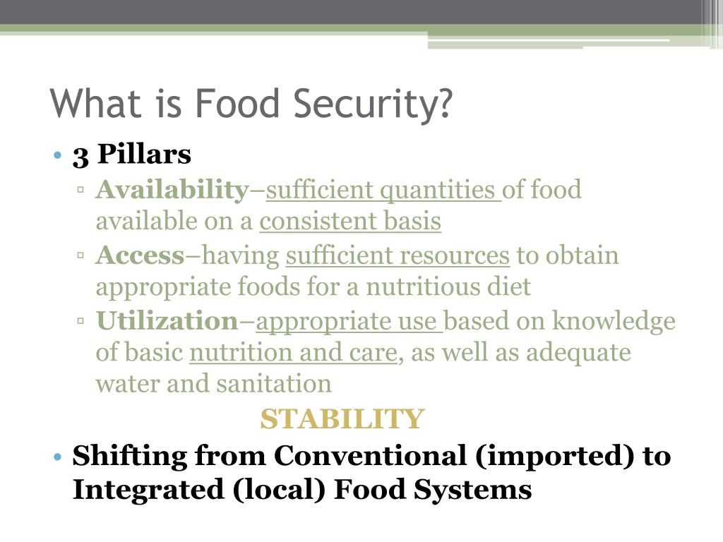 Wht Is Food Security PPT - Food Security in Iceland vs. Alaska: A Comparative Analysis of ...