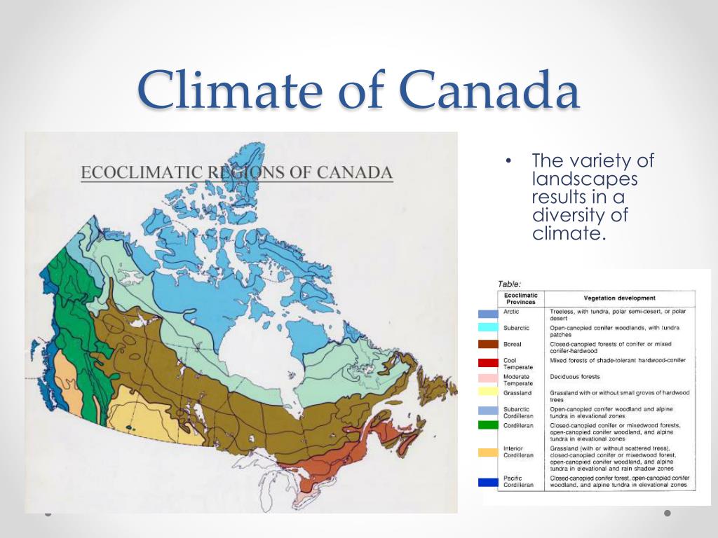 Природные зоны страны канада. Климат Канады карта. Климатические зоны Канады. Климатическая карта Канады. Климатические пояса Канады.