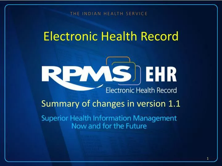 electronic health record powerpoint presentation