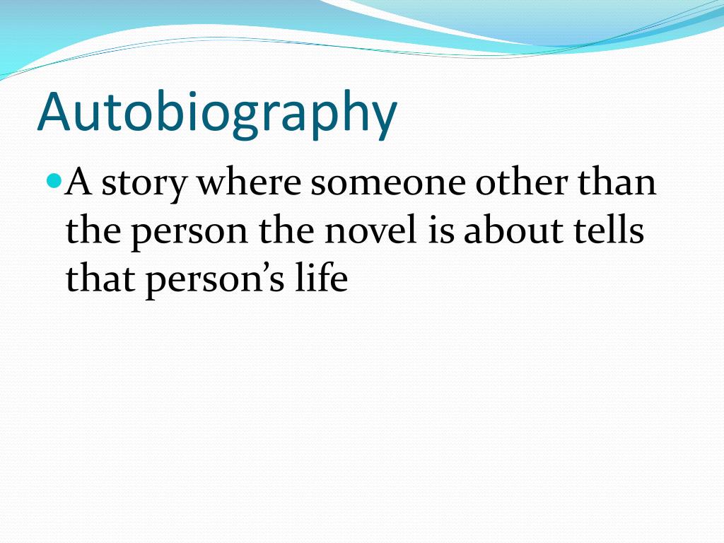 autobiography meaning