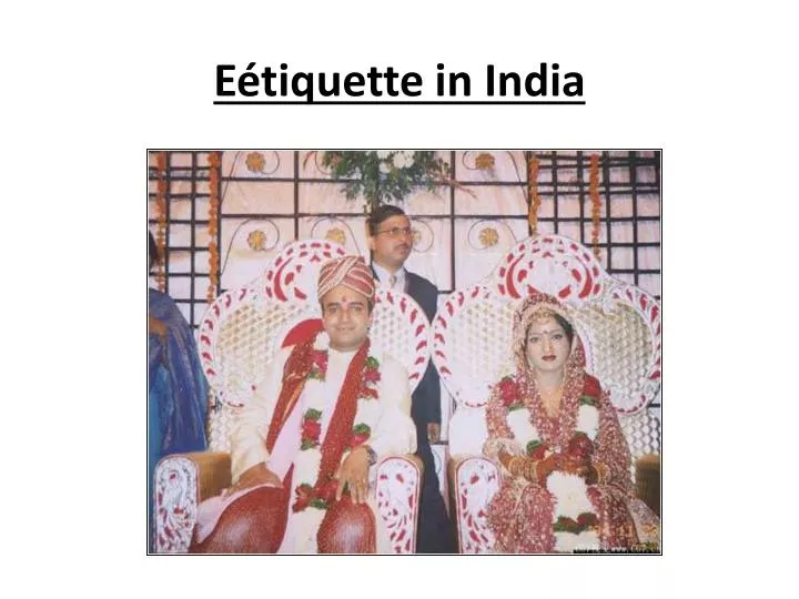 PPT - E étiquette in India PowerPoint Presentation, free download - ID ...