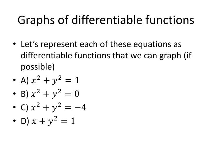 PPT - Implicit Differentiation PowerPoint Presentation - ID:2752874