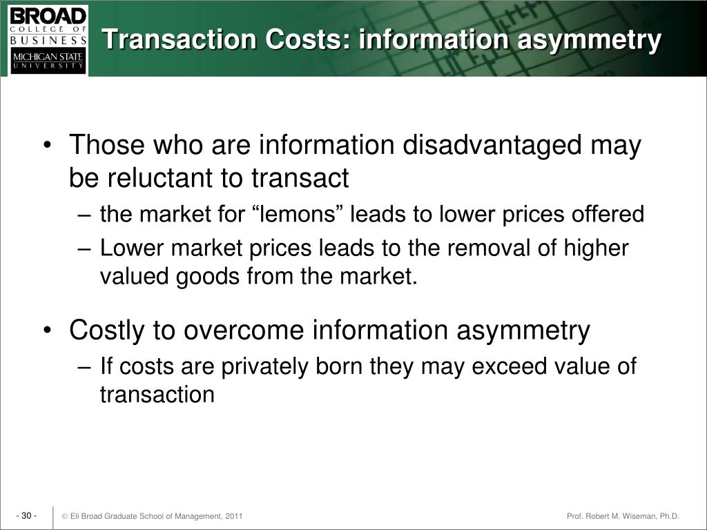 Switching Cost Arise From The Asymmetry Information