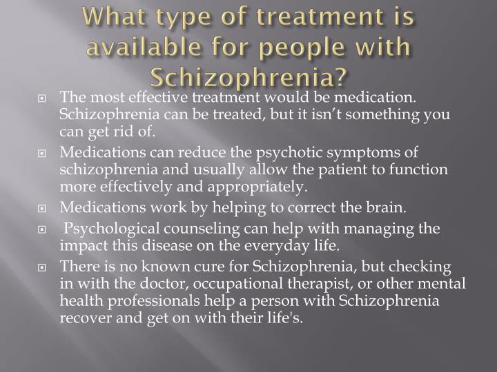 how people with schizophrenia should be treated The earlier schizophrenia is treated children and young people with a first episode of schizophrenia should be referred urgently to a specialist mental health. how people with schizophrenia should be treated The earlier schizophrenia is treated children and young people with a first episode of schizophrenia should be referred urgently to a specialist mental health.