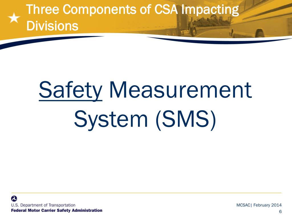 PPT - Enhancing CSA Implementation for Motor Carrier Safety PowerPoint ...