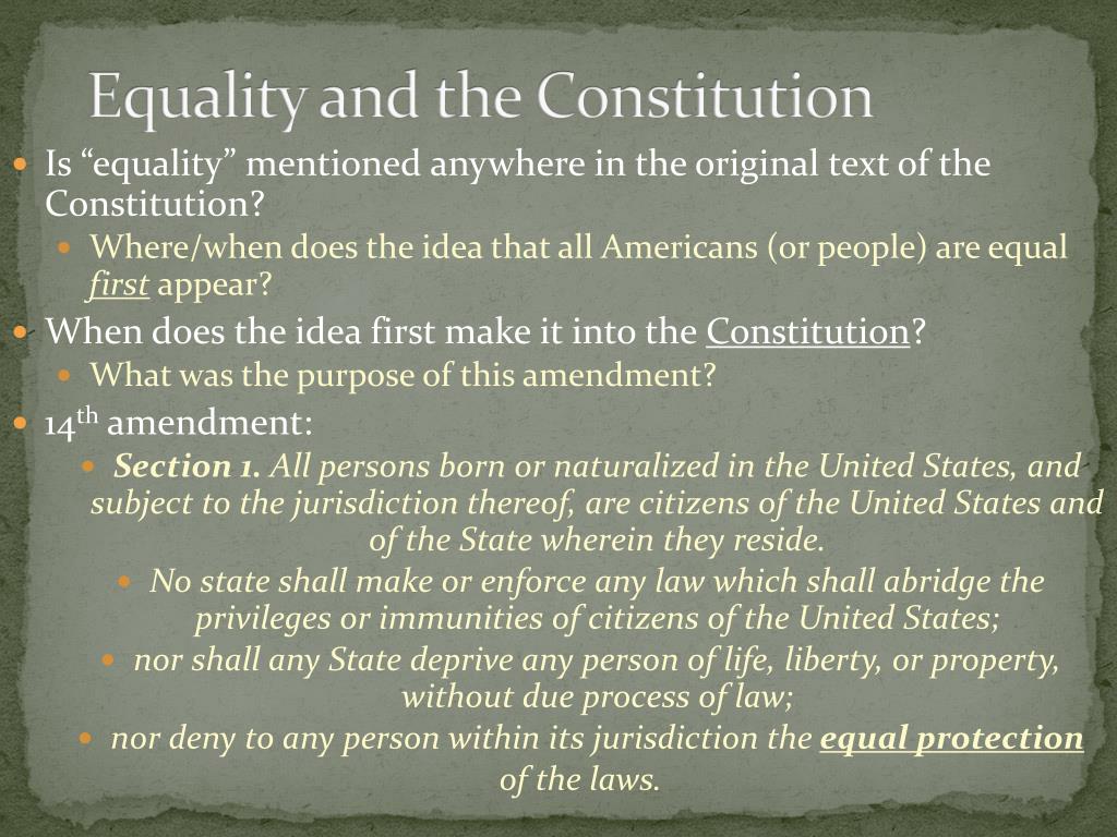 PPT - Understanding Civil Rights Movement: Equality in American ...