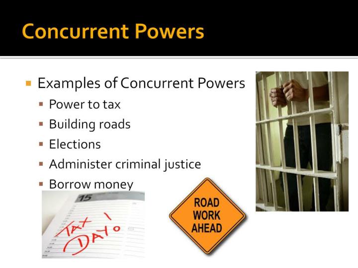 definition of concurrent powers