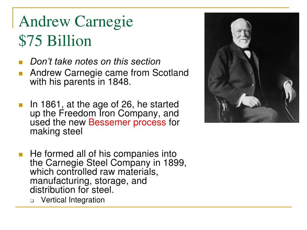 andrew carnegie robber baron or captain of industry essay