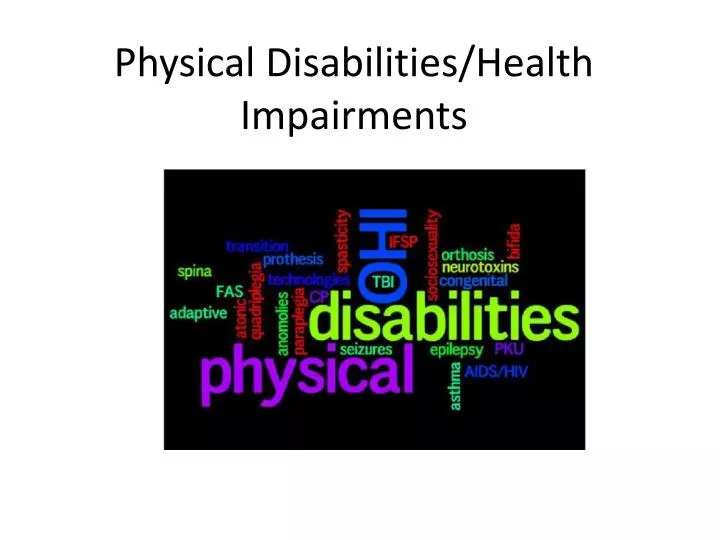 physical disabilities physical disabilities