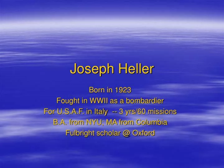 a critical analysis of joseph hellers catch 22 a critical analysis of joseph hellers catch 22