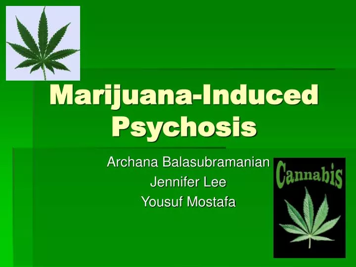 PPT Marijuana Induced Psychosis PowerPoint Presentation Free   Marijuana Induced Psychosis N 