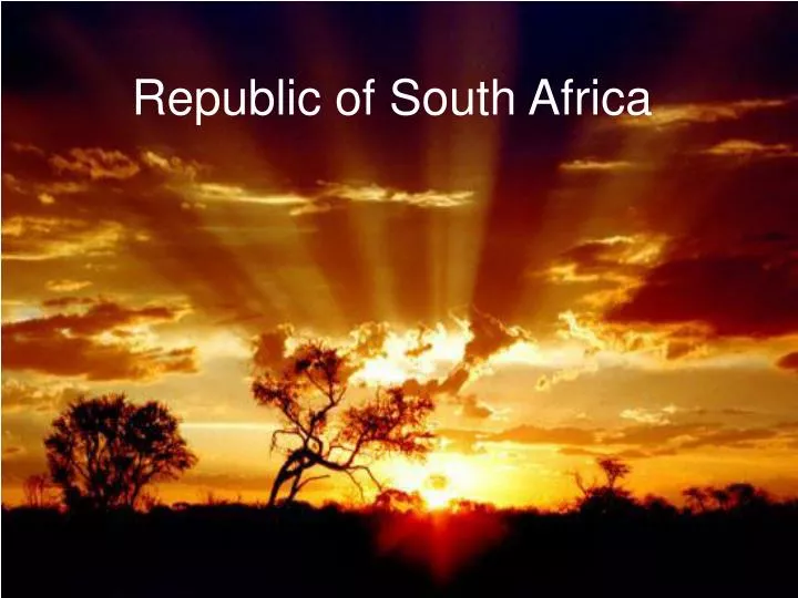 PPT - Republic of South Africa PowerPoint Presentation, free download ...