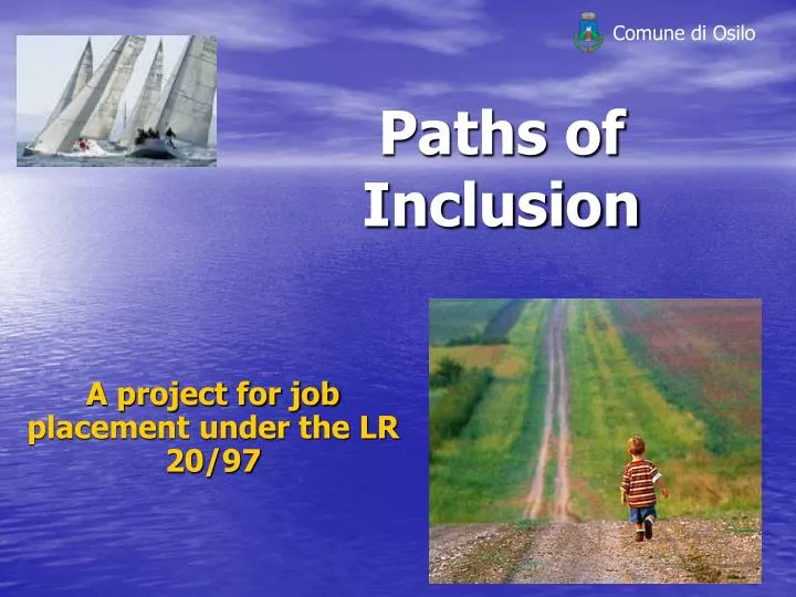 paths of inclusion n.